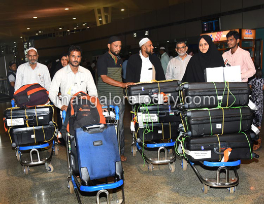 Mangaluru: First batch of 134 Haj pilgrims return safely 